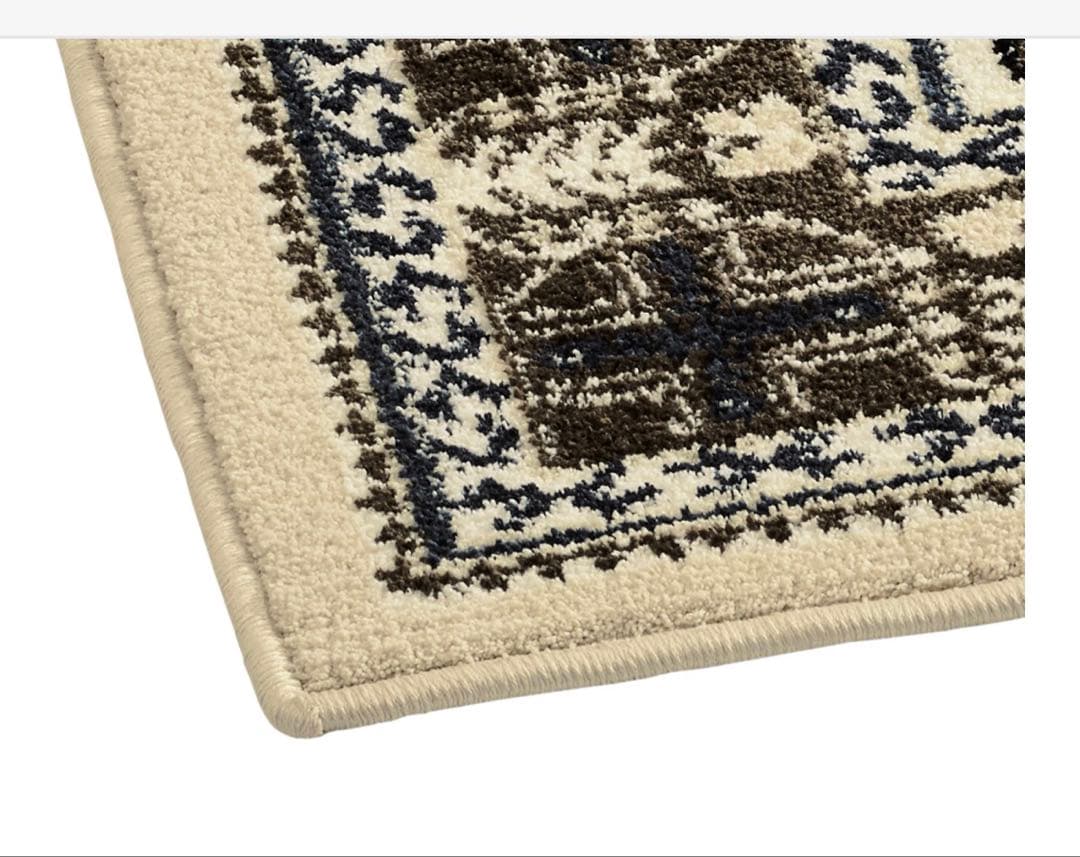 unico KAMIL(カミル)ラグ 100×140cm アイボリー