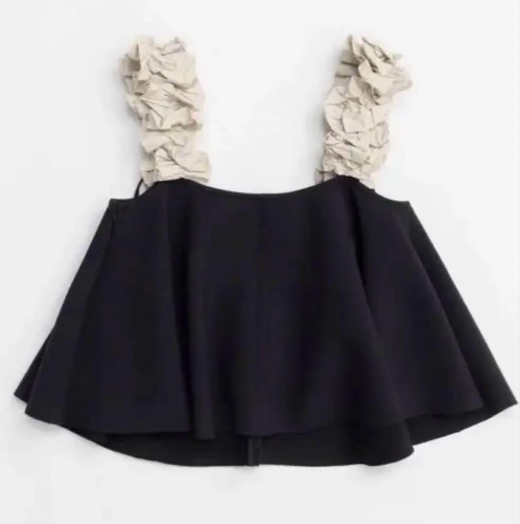 トップス MAISON SPECIAL Flower Strap 2way Tops