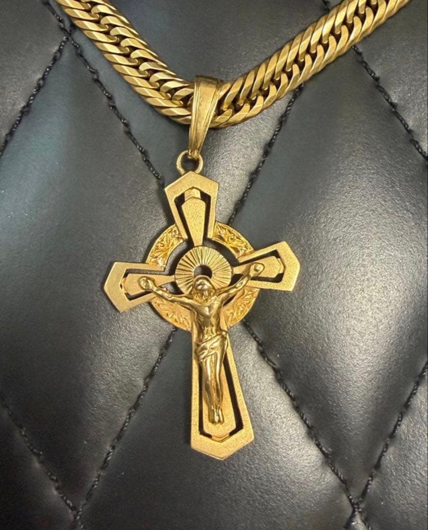 k18 クロスペンダント キリスト