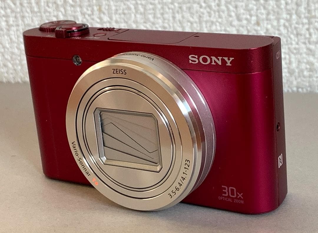 SONY コンパクトデジタルカメラ DSC-WX500 レッド と充電器セット