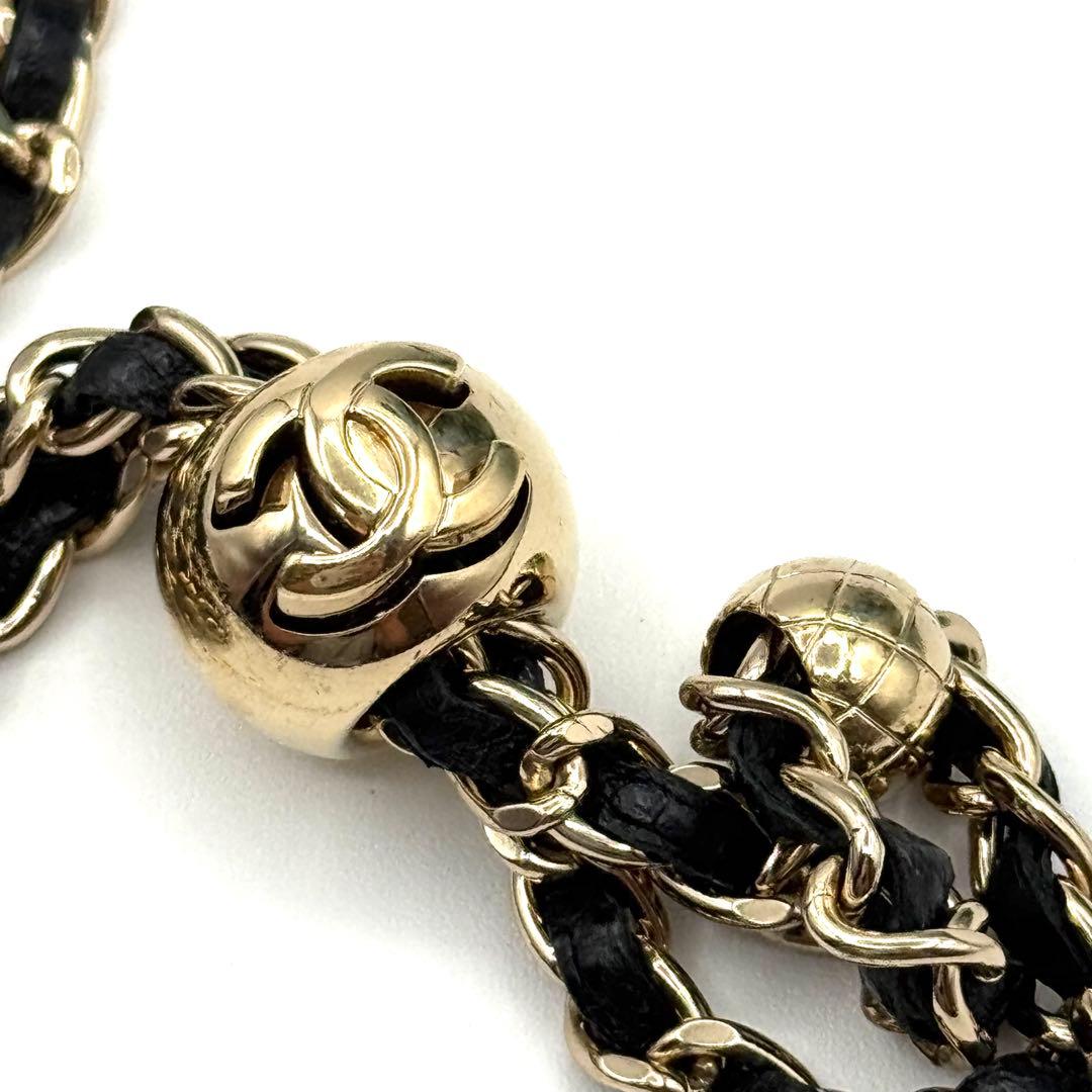 シャネル iPhone15Pro MAX キャビアスキン スマホケース 0952