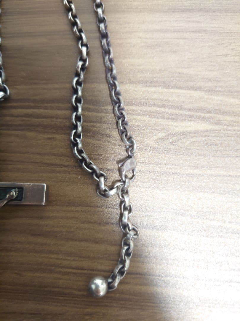 バックラッシュ　ネックレス　ロザリオ　backlash レザー