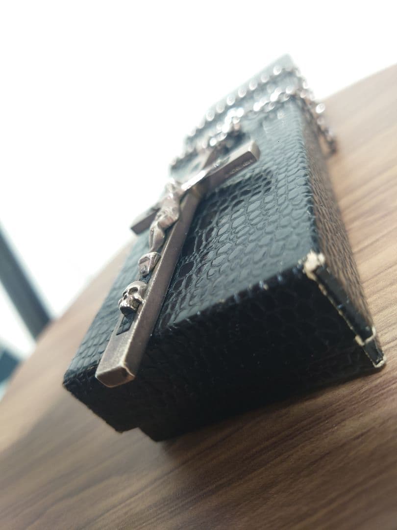 バックラッシュ　ネックレス　ロザリオ　backlash レザー