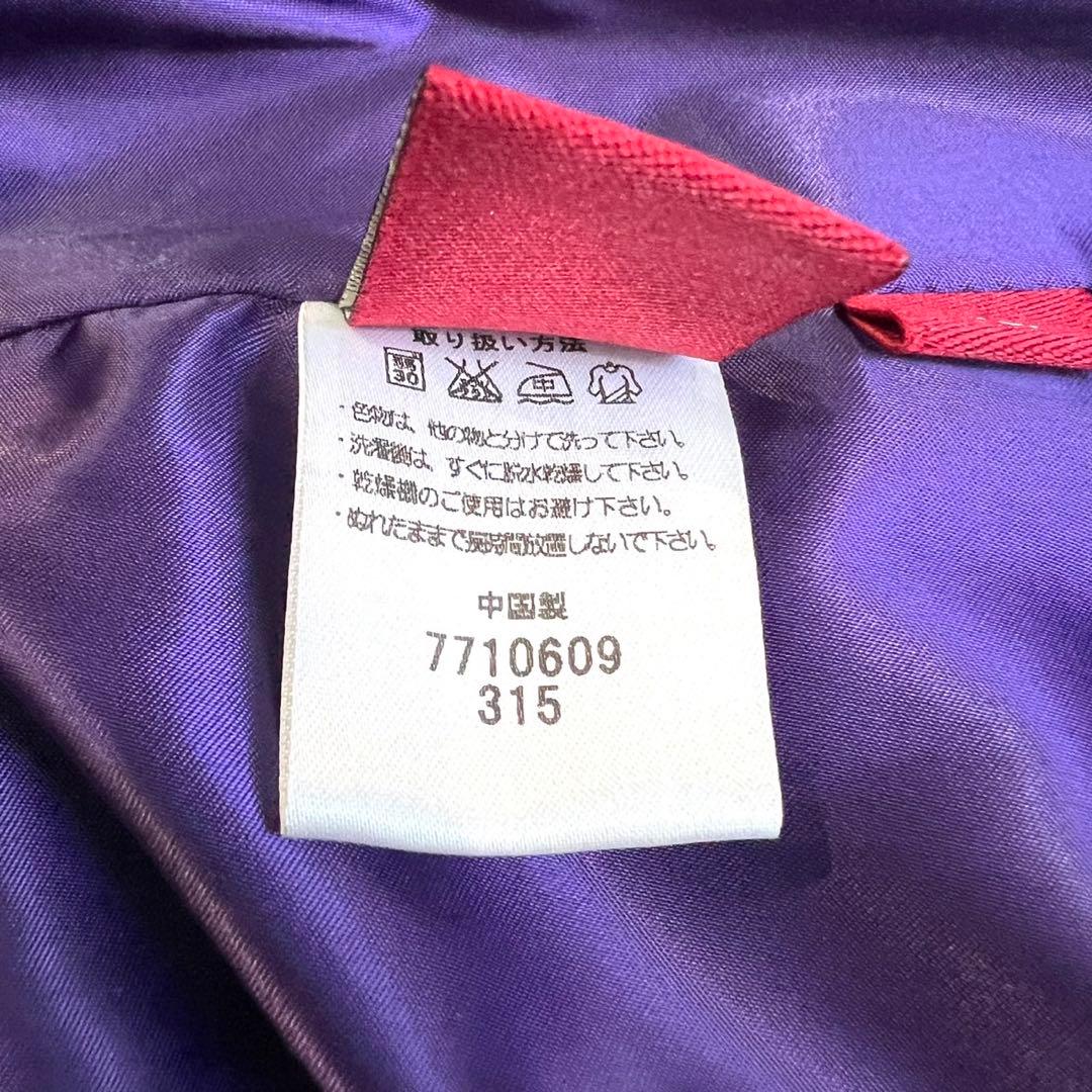 【オニツカタイガー】 メンズ 中綿入り スカジャン パープル Lサイズ