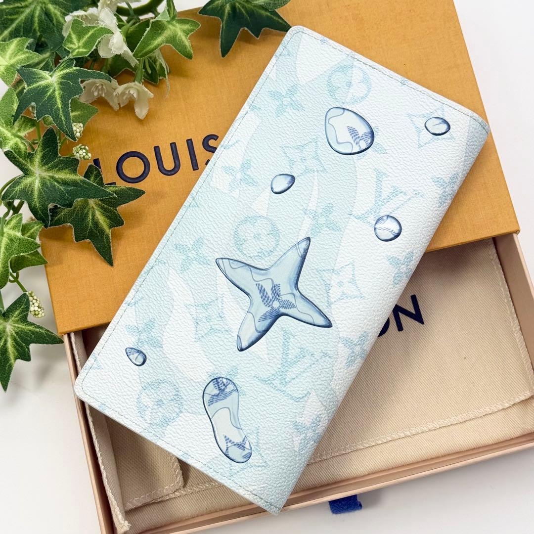 超極美品23年限定品✨ルイヴィトン モノグラム アクアガーデン ブラザ 長財布