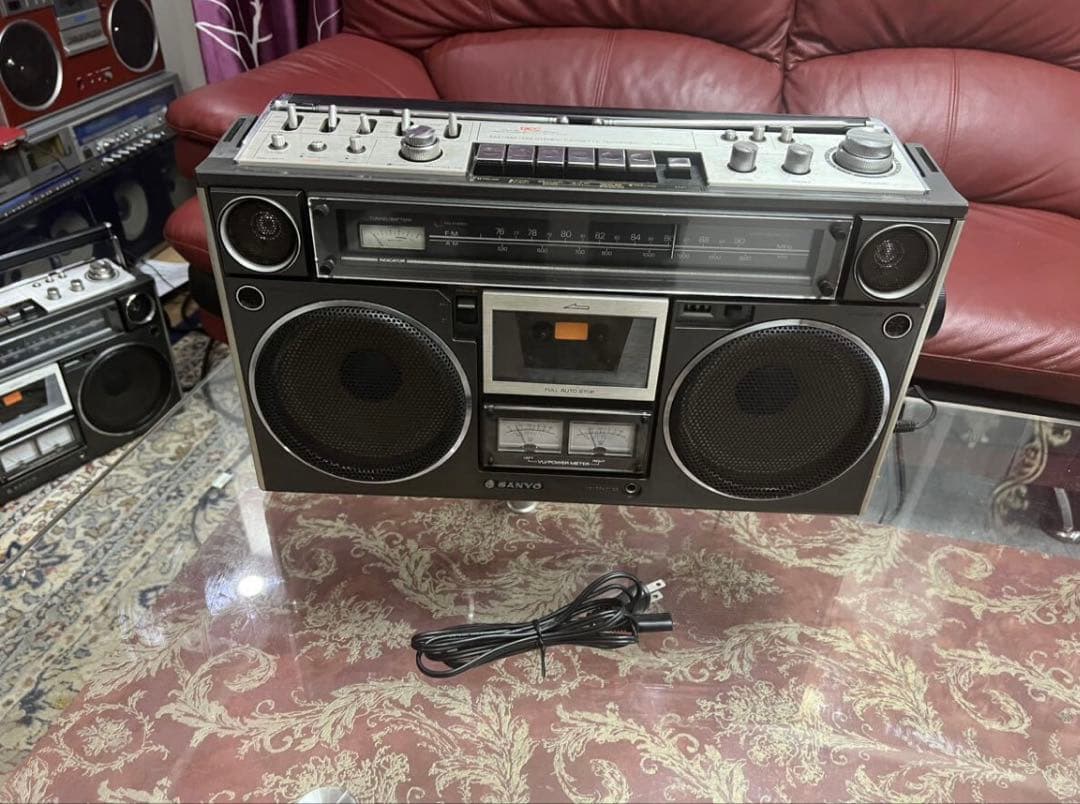 希少SanyoサンヨーMR-9600ラジカセ昭和レトロメンテナンス済み中古動作品