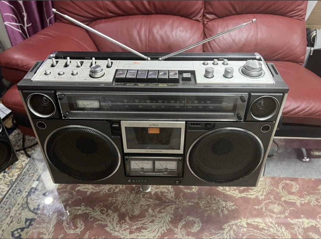 希少SanyoサンヨーMR-9600ラジカセ昭和レトロメンテナンス済み中古動作品