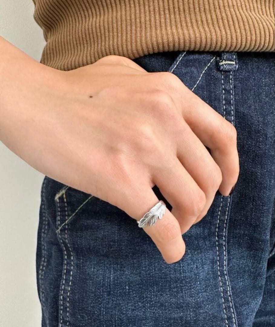 アパルトモンManonJewelryマノンフェザー Featherピンキーリング