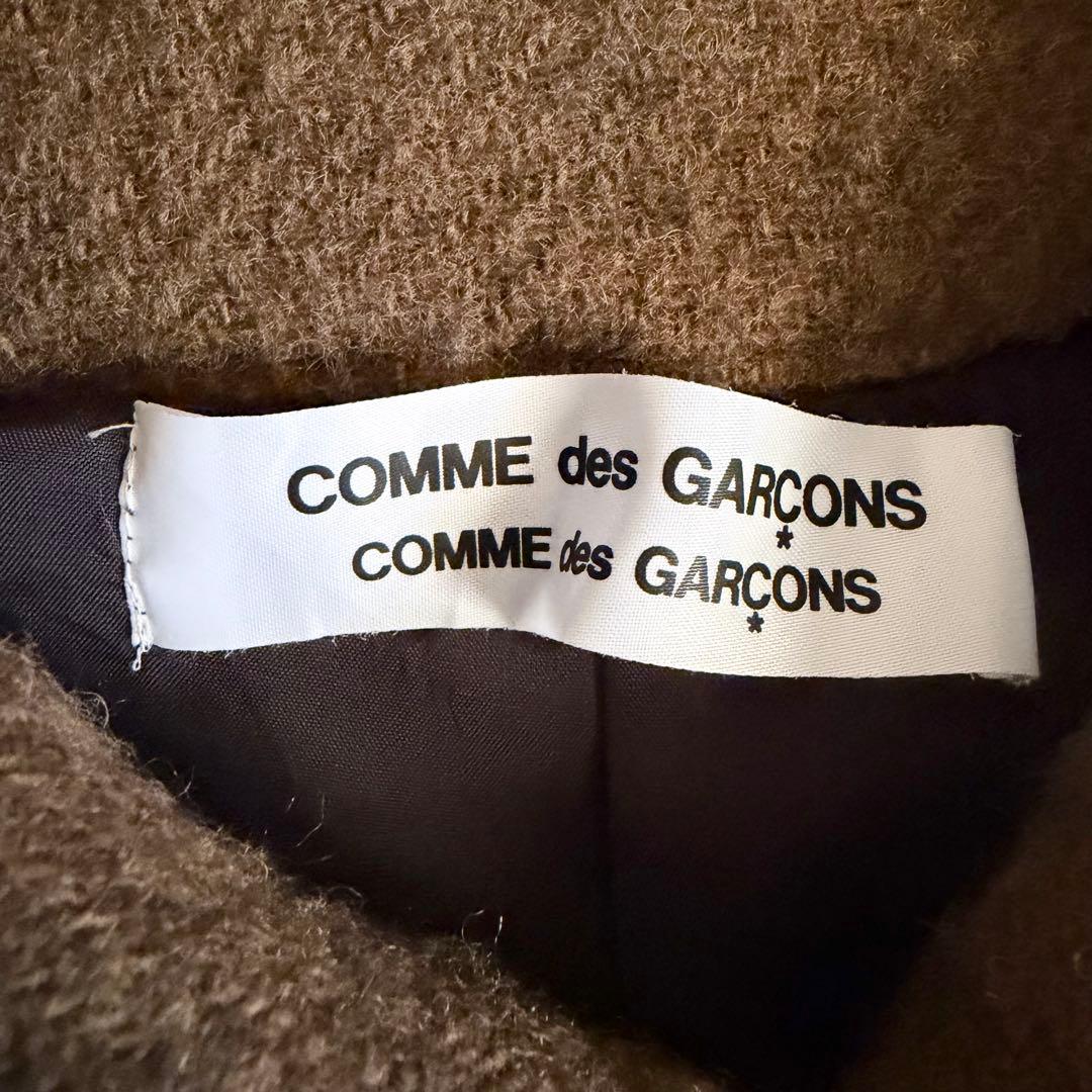 希少 【コムデギャルソン】00s 縮絨 断ち切り ショートトレンチコート