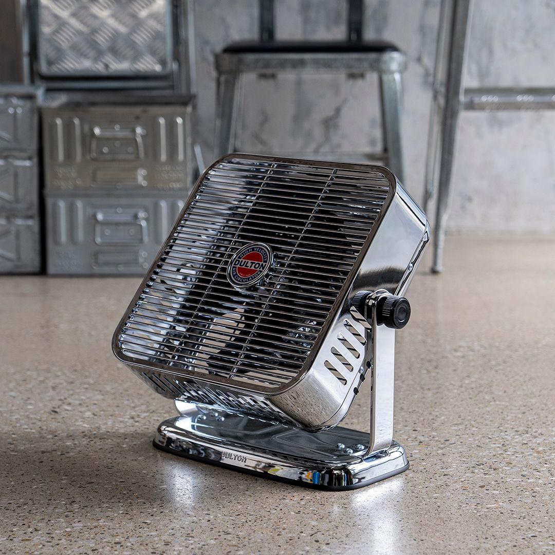 新品 サーキュレーター 扇風機 クロム ダルトン インダストリアル インテリア