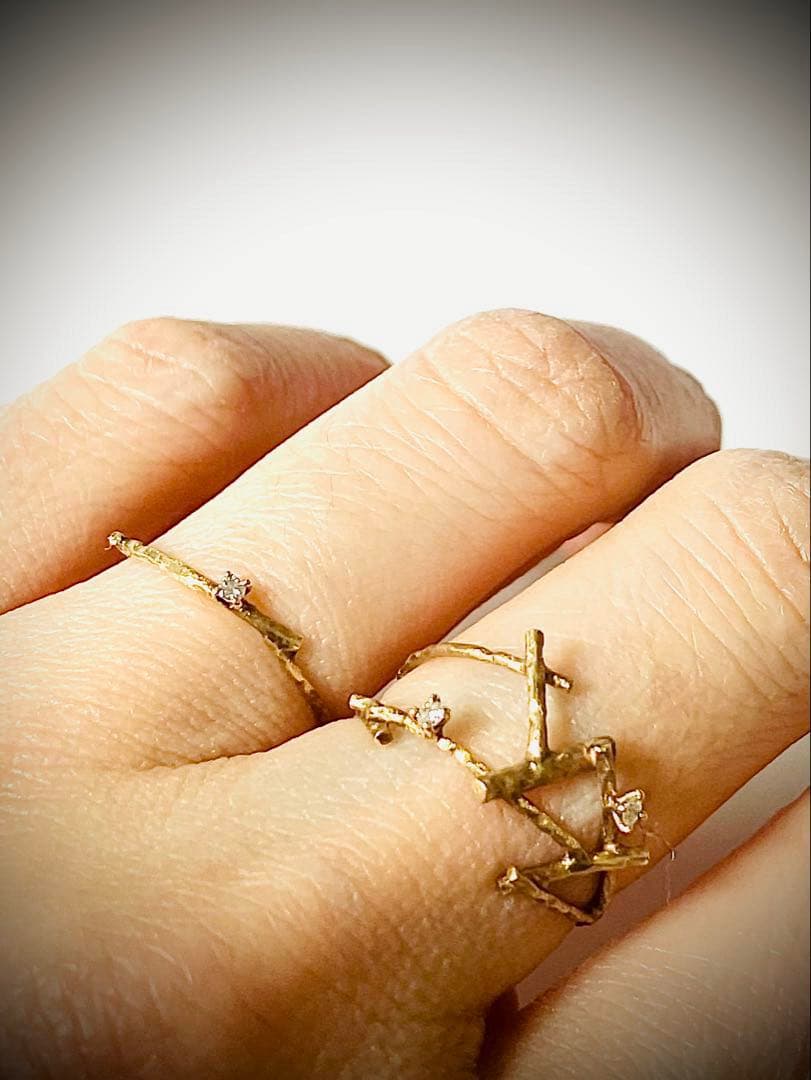 ☆専用☆JOE SCHMOE ジョーシュモー ダイヤモンドリング 2本セット