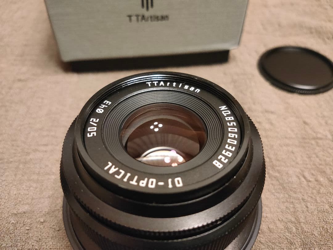 TTArtisan 50mm F2 レンズ