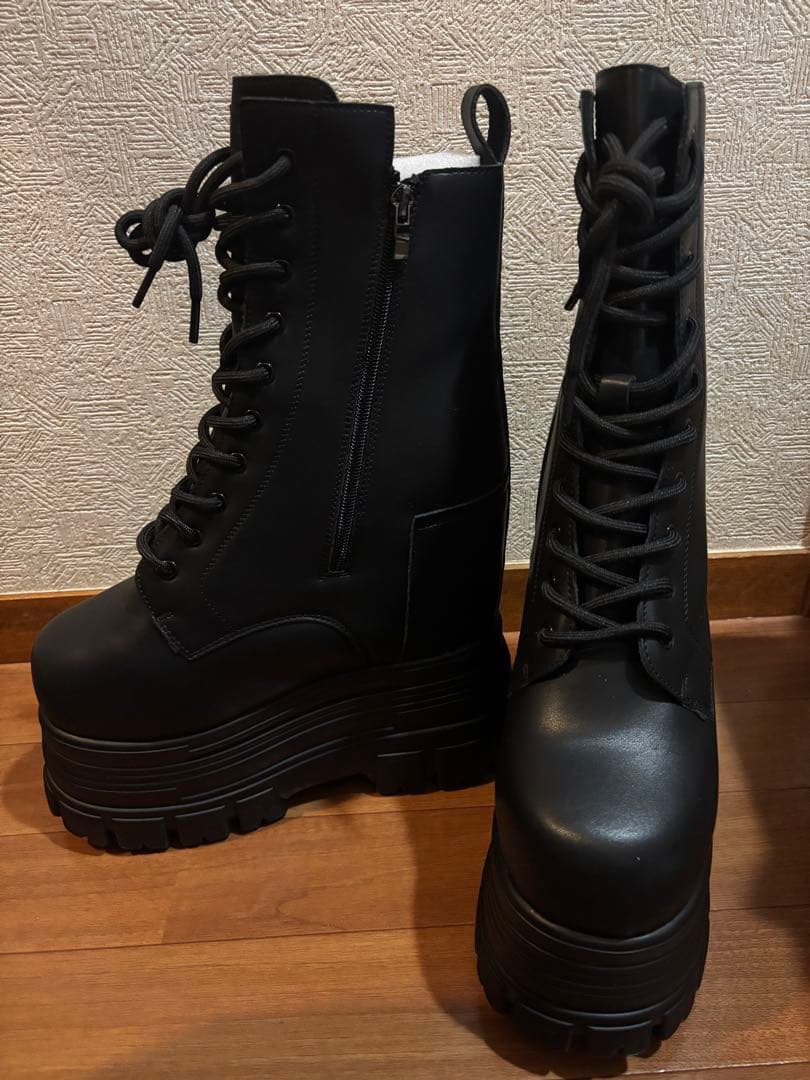 厚底ブーツ 淘宝網 タオバオ シークレットブーツ