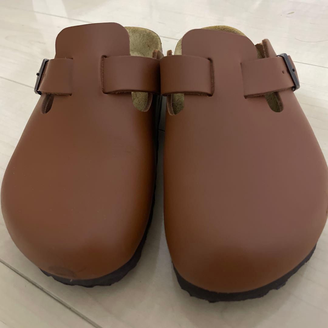 BIRKENSTOCK ブラウン サボ・クロッグサンダル 38