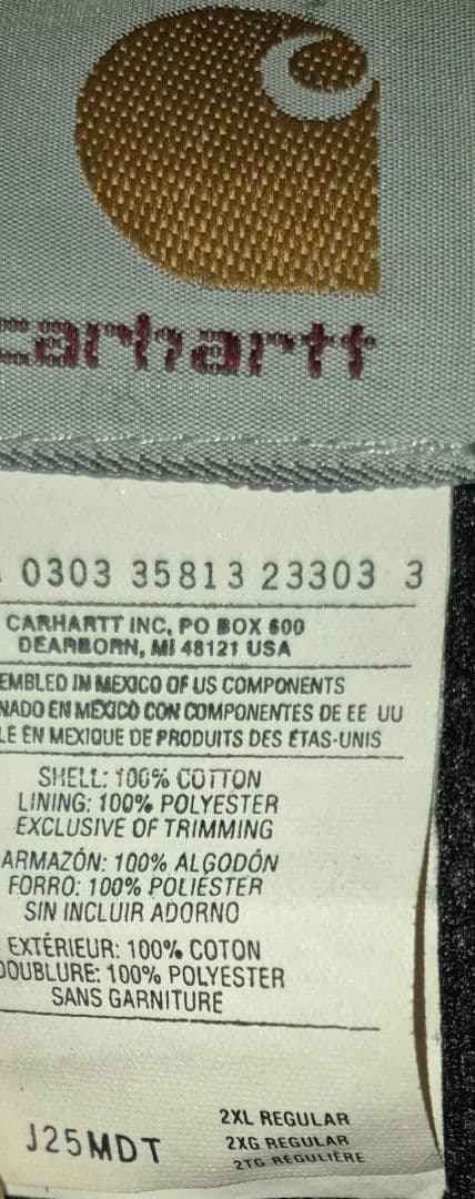 エ*ミ様 【最安値】Carhartt　アクティブジャケット　US三軒茶屋　J25