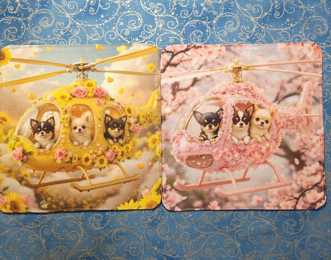 あるむ　パネル6 枚　ハンカチ14枚　女の子柄　合計39枚