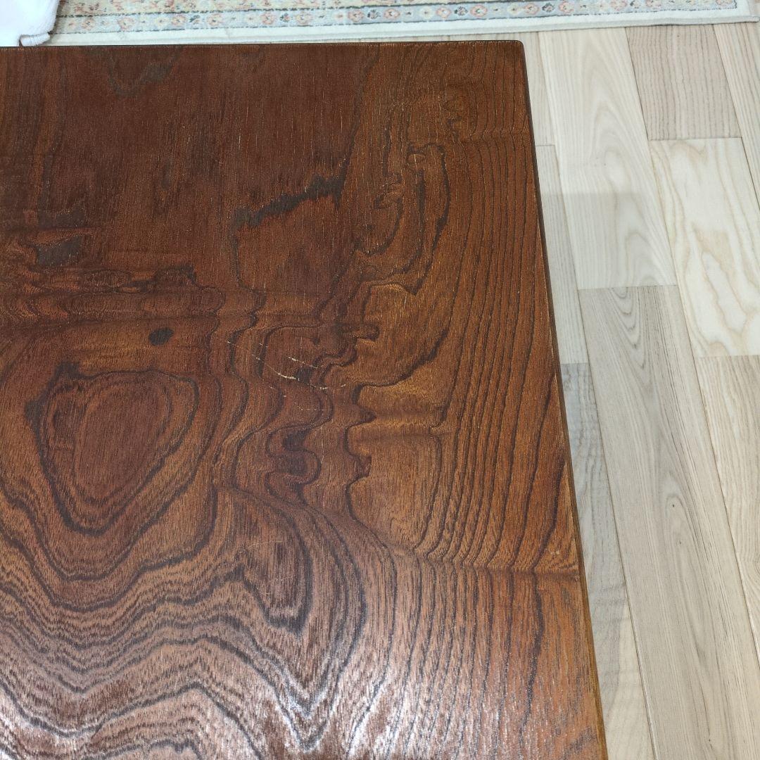 【漆塗り 和家具 テーブル】脚折りたたみ