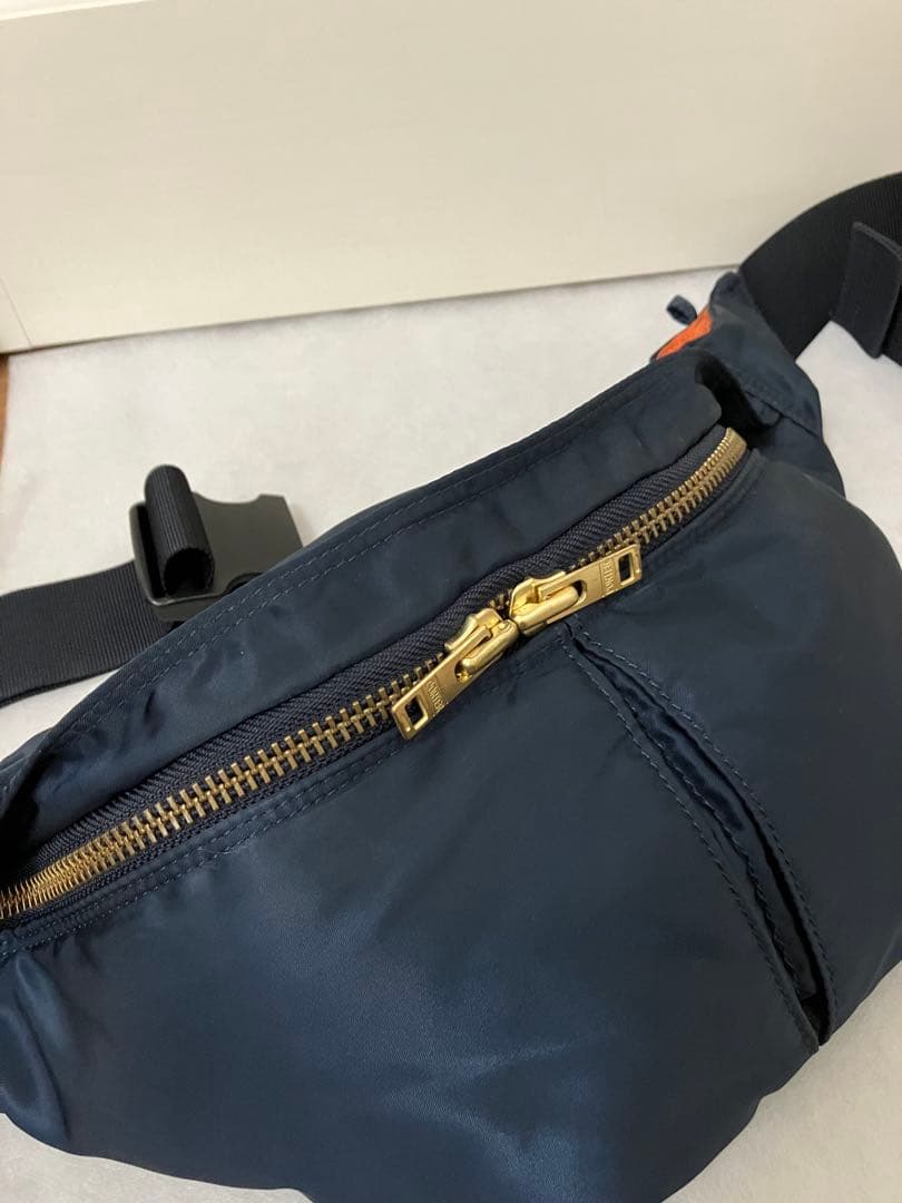 ポーター タンカー ウエストバッグ アイアンブルー