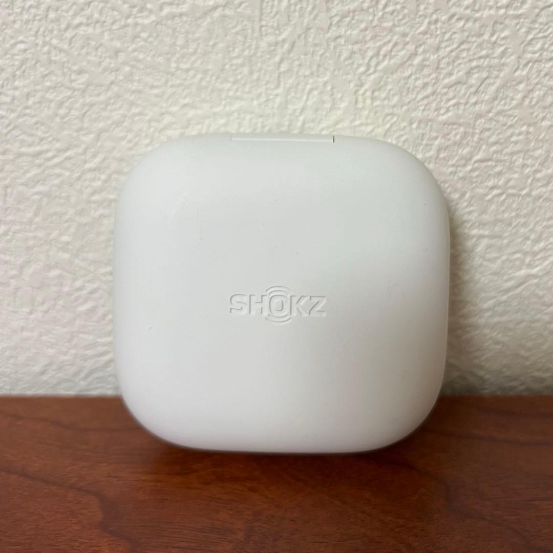 【美品】openfit air ワイヤレスイヤホン 耳掛け式 ホワイト