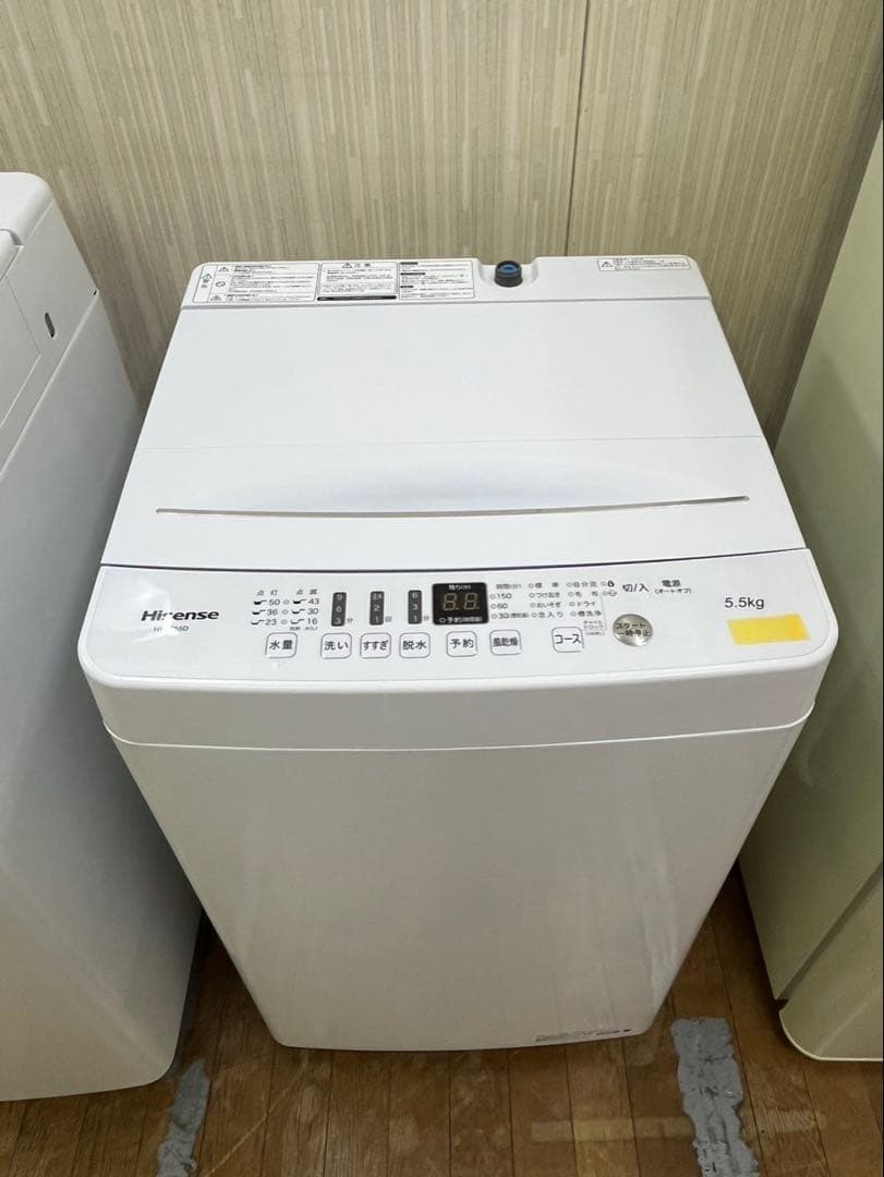 #40 縦型洗濯機Hisense 2020年 5.5kg HW-T55D