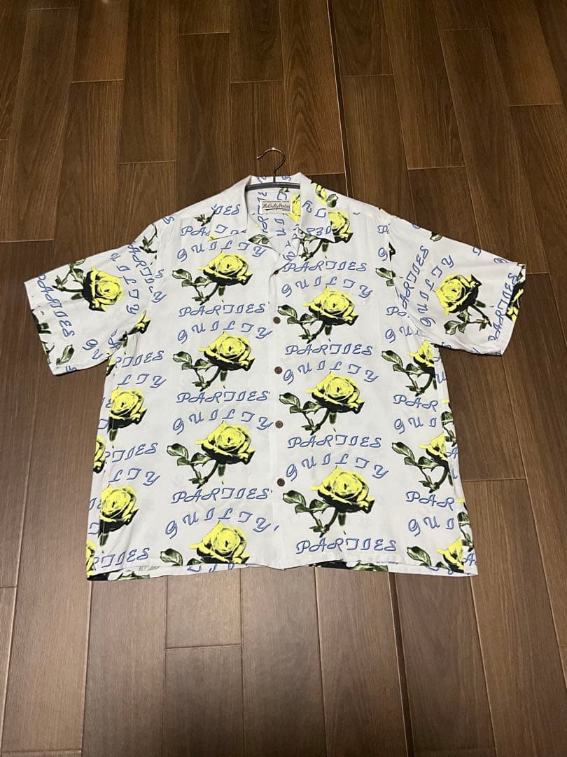 WACKO MARIA ワコマリア　22SS 薔薇　アロハシャツ