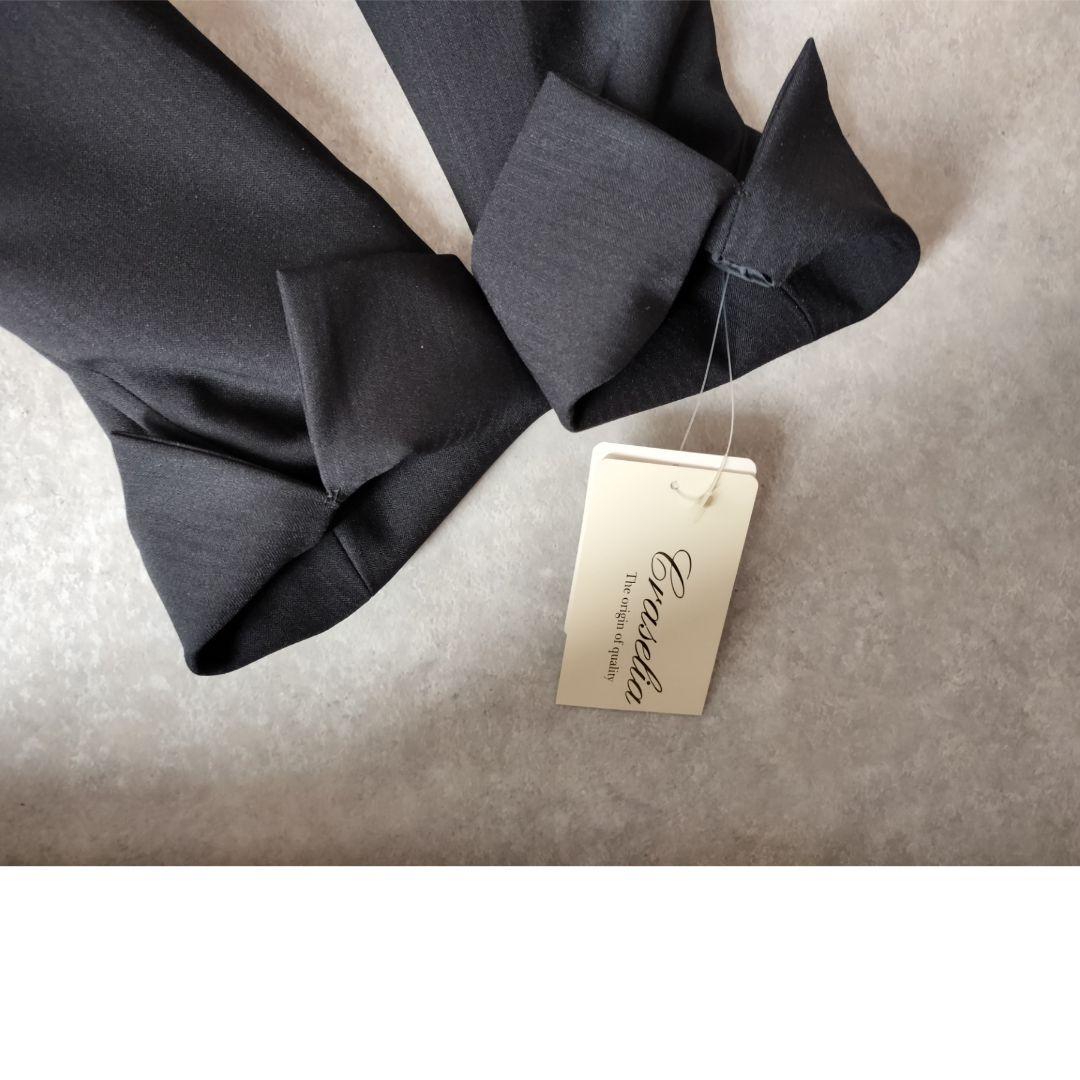 新品タグ付 Craselia 17号 大きいサイズ 黒 パンツスーツ