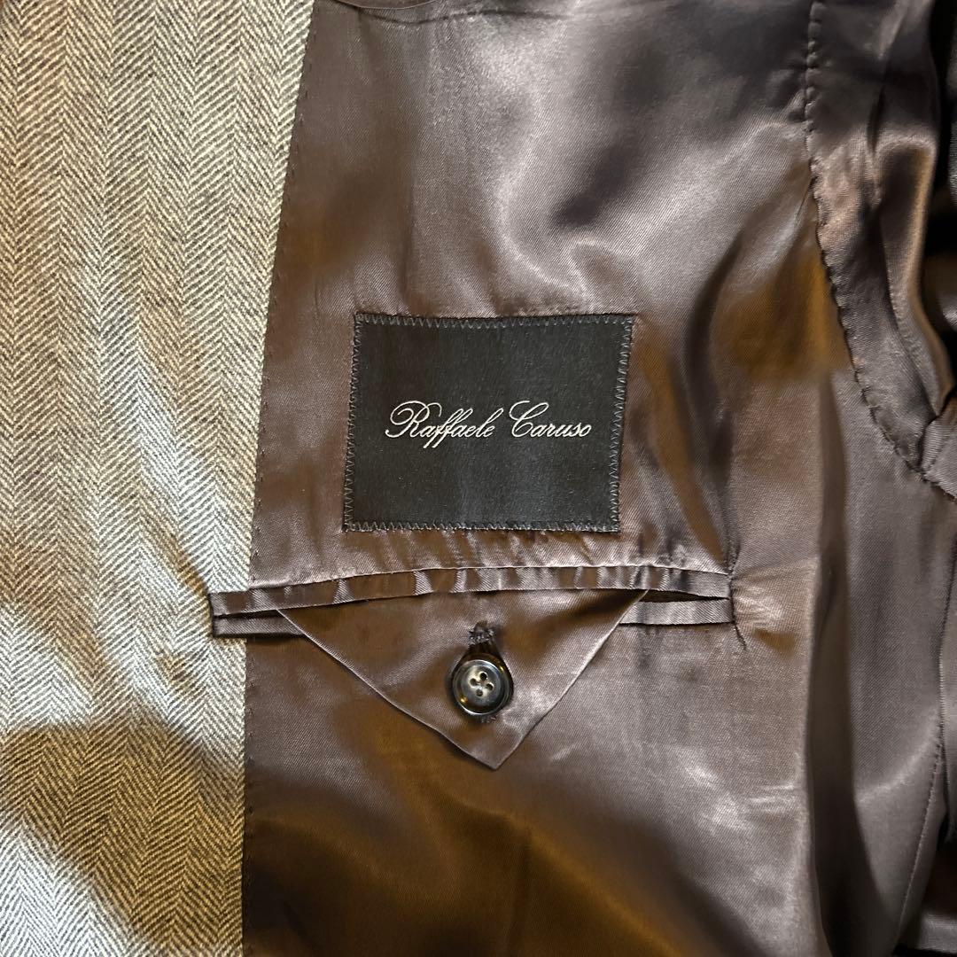 Raffaele Caruso ダブルブレスト チェスターコート グレー