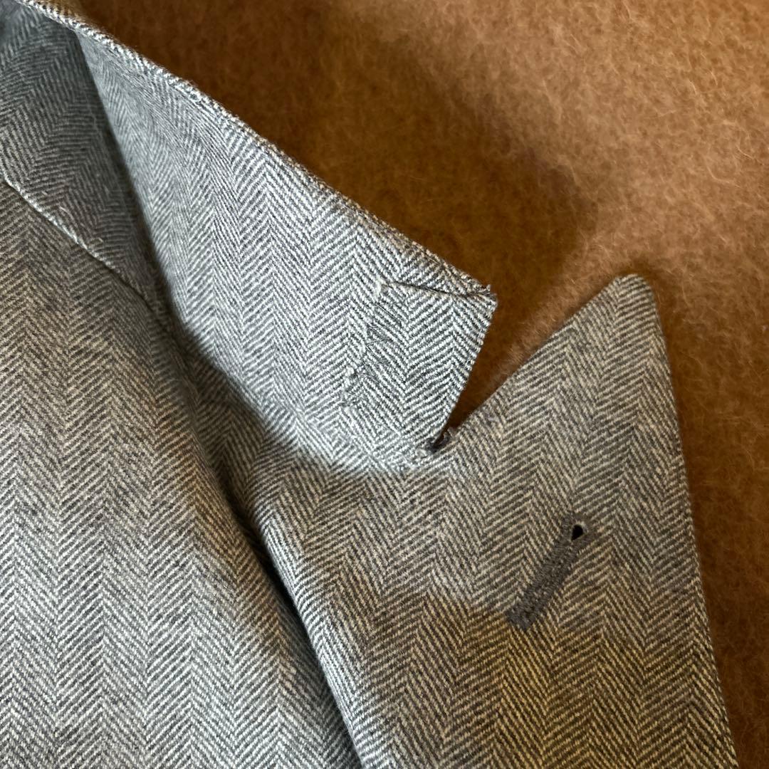 Raffaele Caruso ダブルブレスト チェスターコート グレー