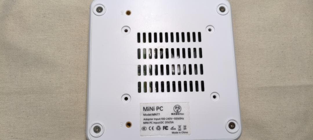 Ryzen7搭載ミニPC ベアボーン