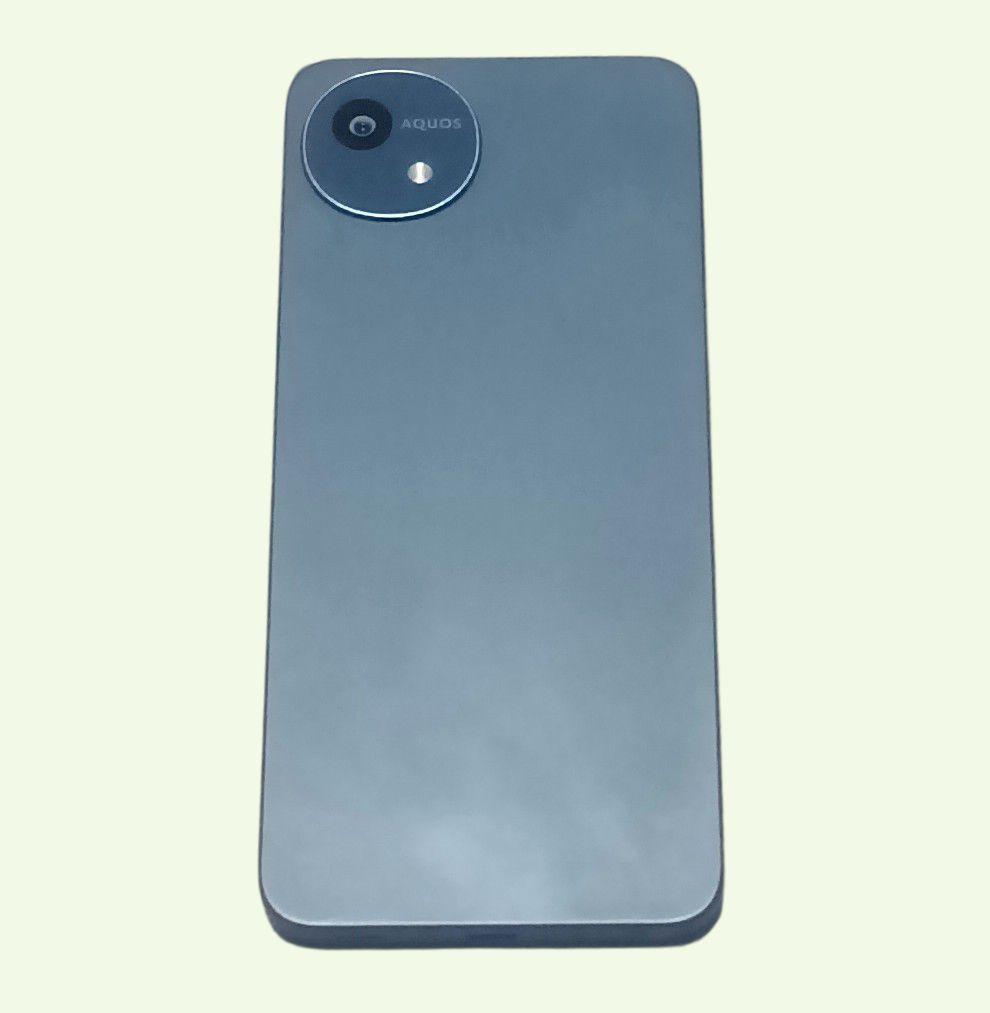 AQUOS WISH4 グレー 手帳型ケース付き