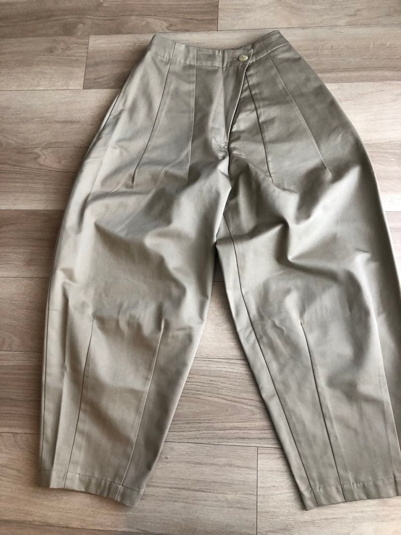 【新品】Nala コクーンチノパンツS cocoon chino pants