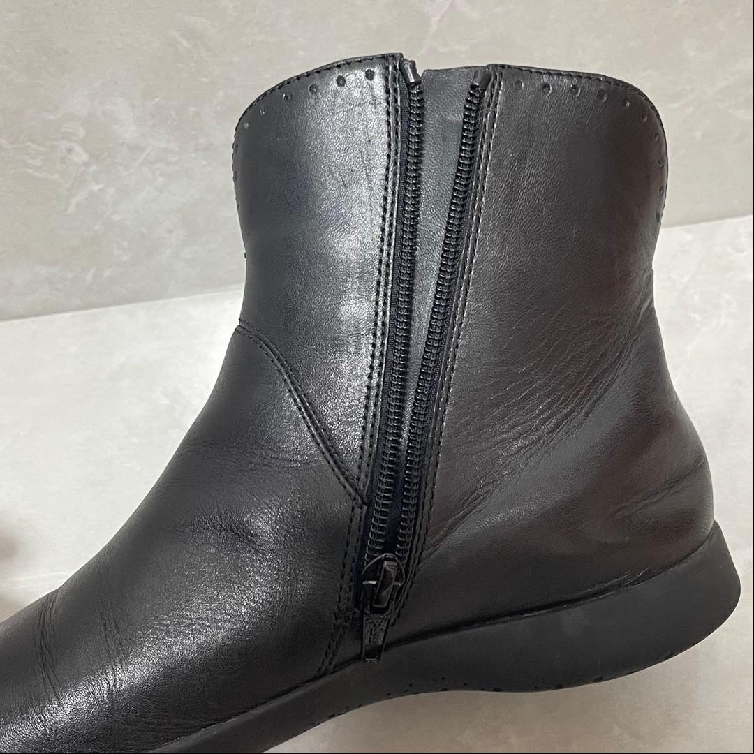 【美品】カンペール ショートブーツ サイドジップ スパイラルコメット38