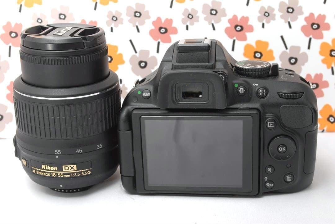 ❤Nikon D5200❤S数5572回！❤すぐ使えるセット❤スマホ転送OK❤