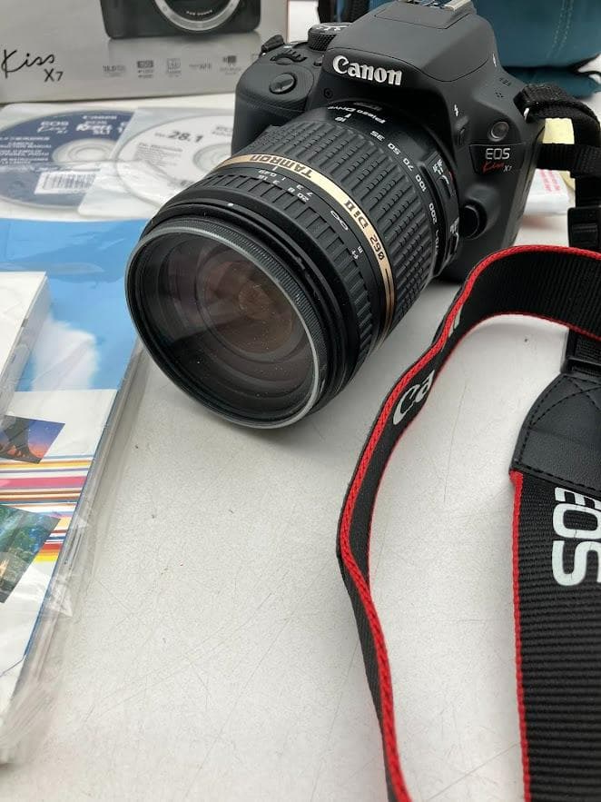 【美品】Canon EOS Kiss X7 デジタル一眼レフカメラ　一式