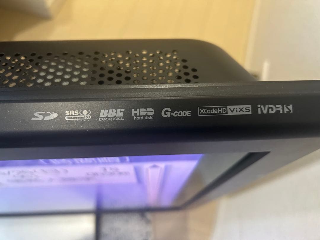 maxell iVDR-S1TB （500GB ×2個）日立37 型TVセット