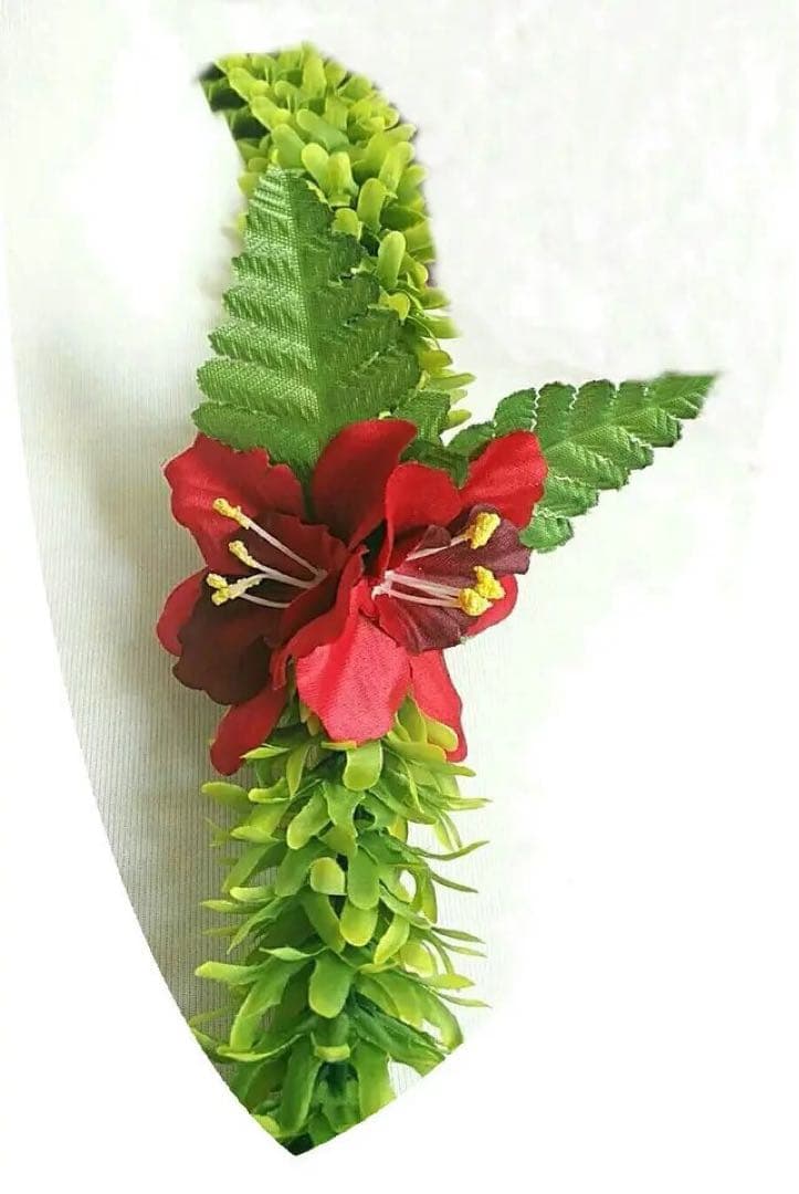 ★4本セット★グリーンローズ　レイ　フラダンス　円周（長さ）約150cm