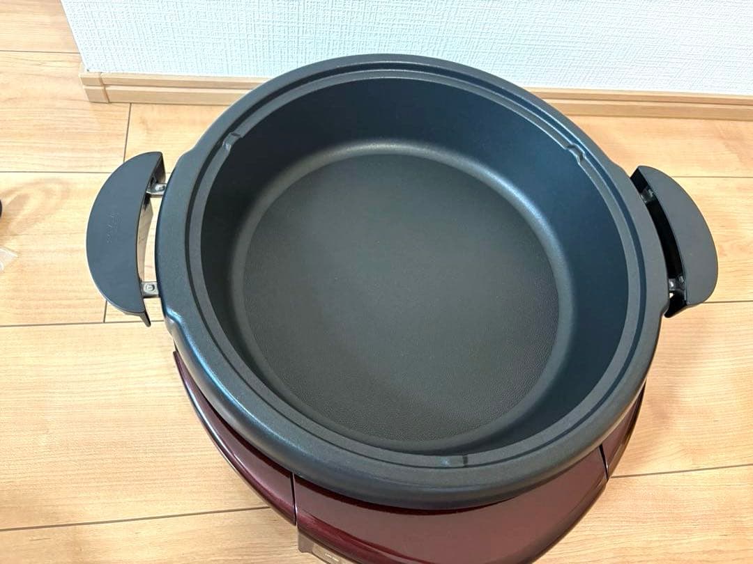 タイガー グリルなべ　CQD-A120 ボルドーブラウン