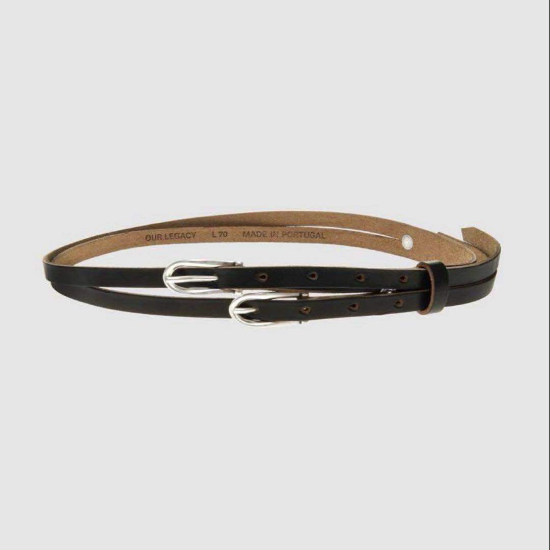 OUR LEGACY 25SS ツインタングベルト　80サイズ