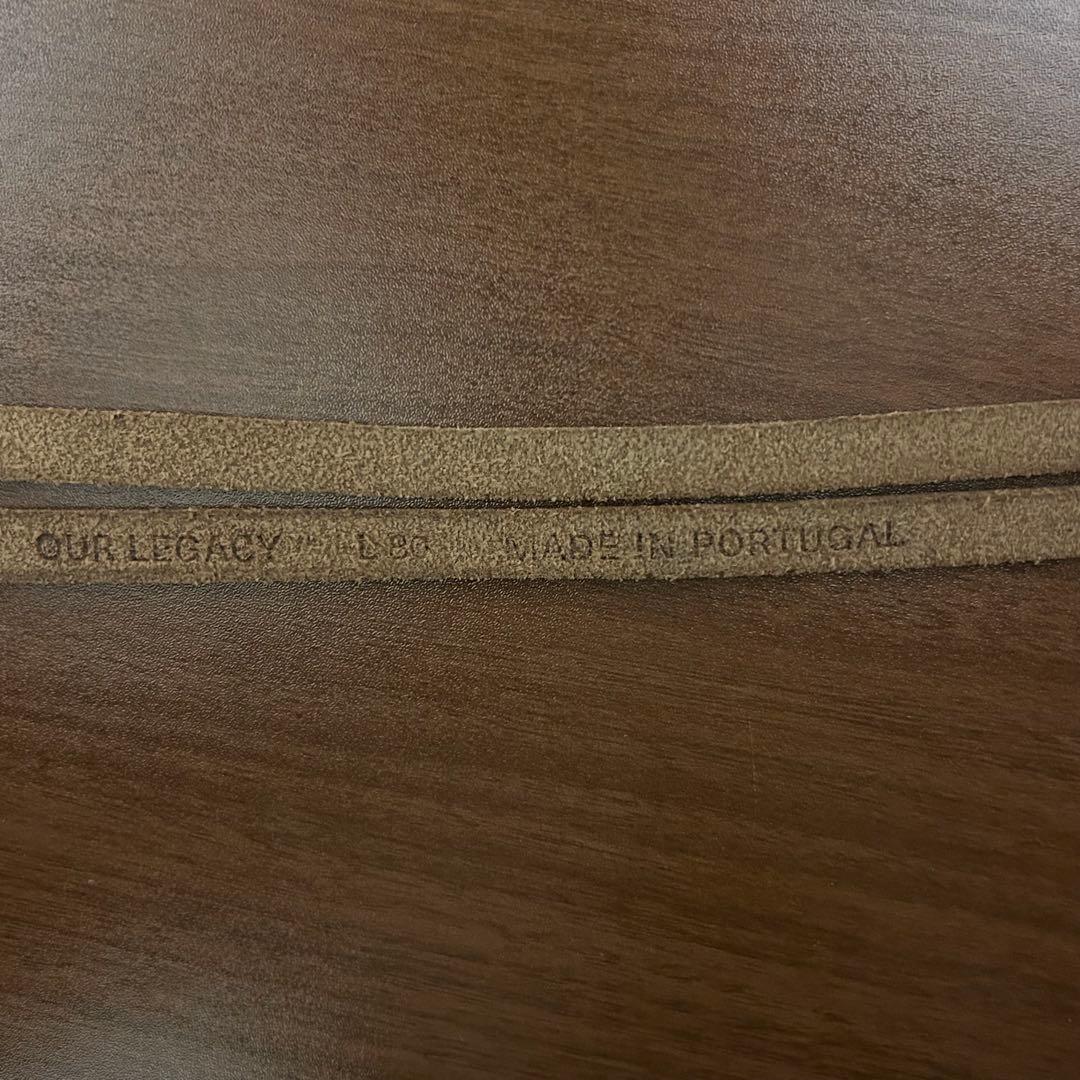 OUR LEGACY 25SS ツインタングベルト　80サイズ