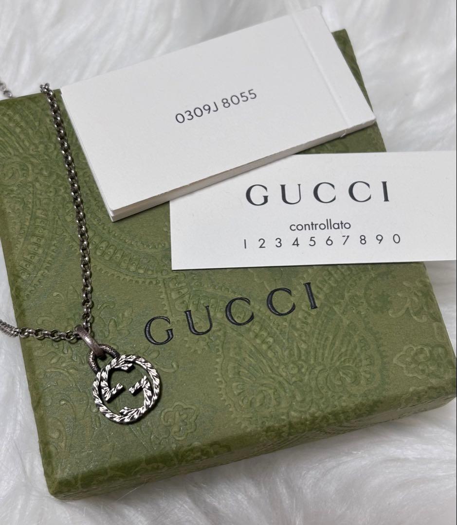 GUCCI グッチ インターロッキング ネックレス