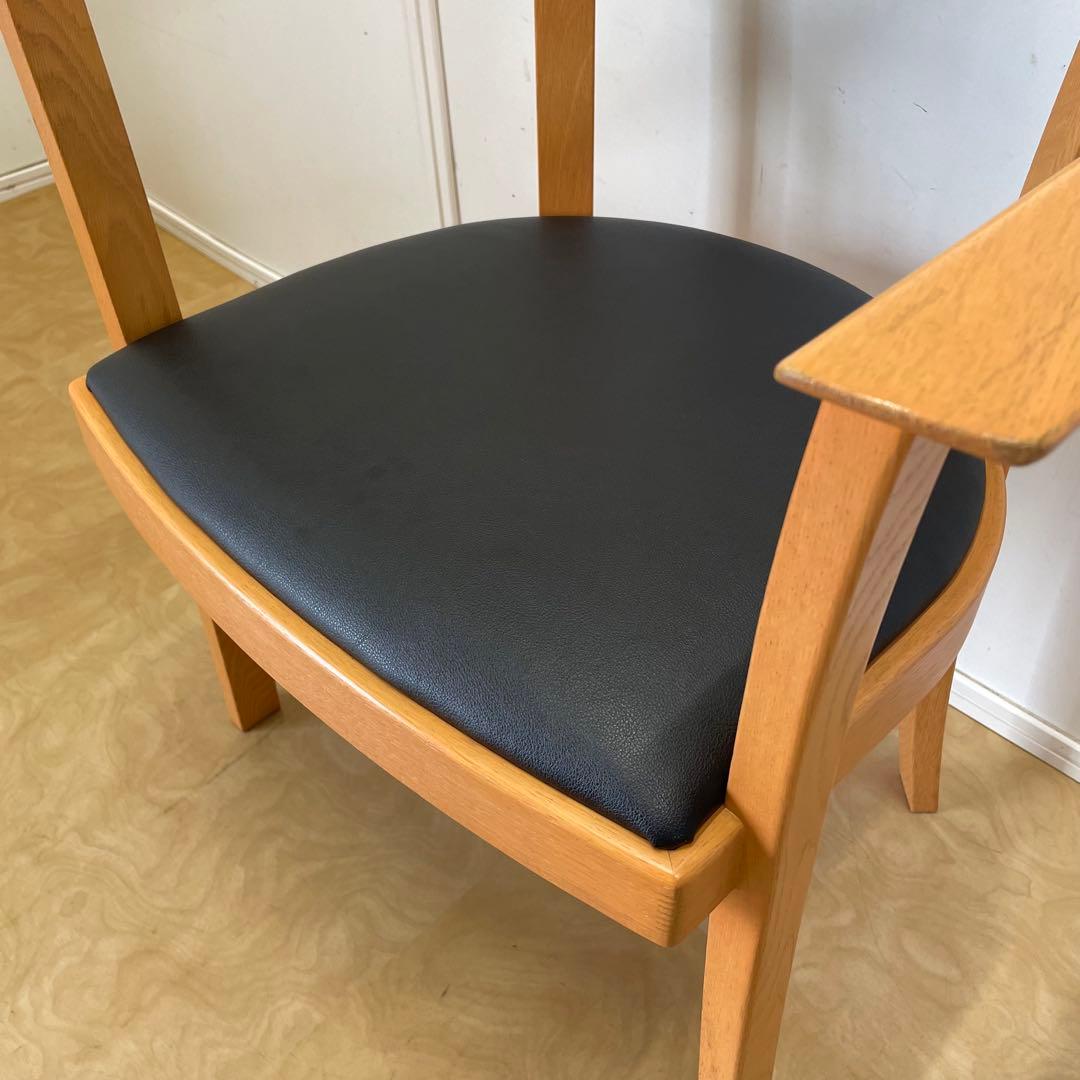 座面張替 カンディハウス アームチェア 椅子 チェア イス 北欧スタイル レザー