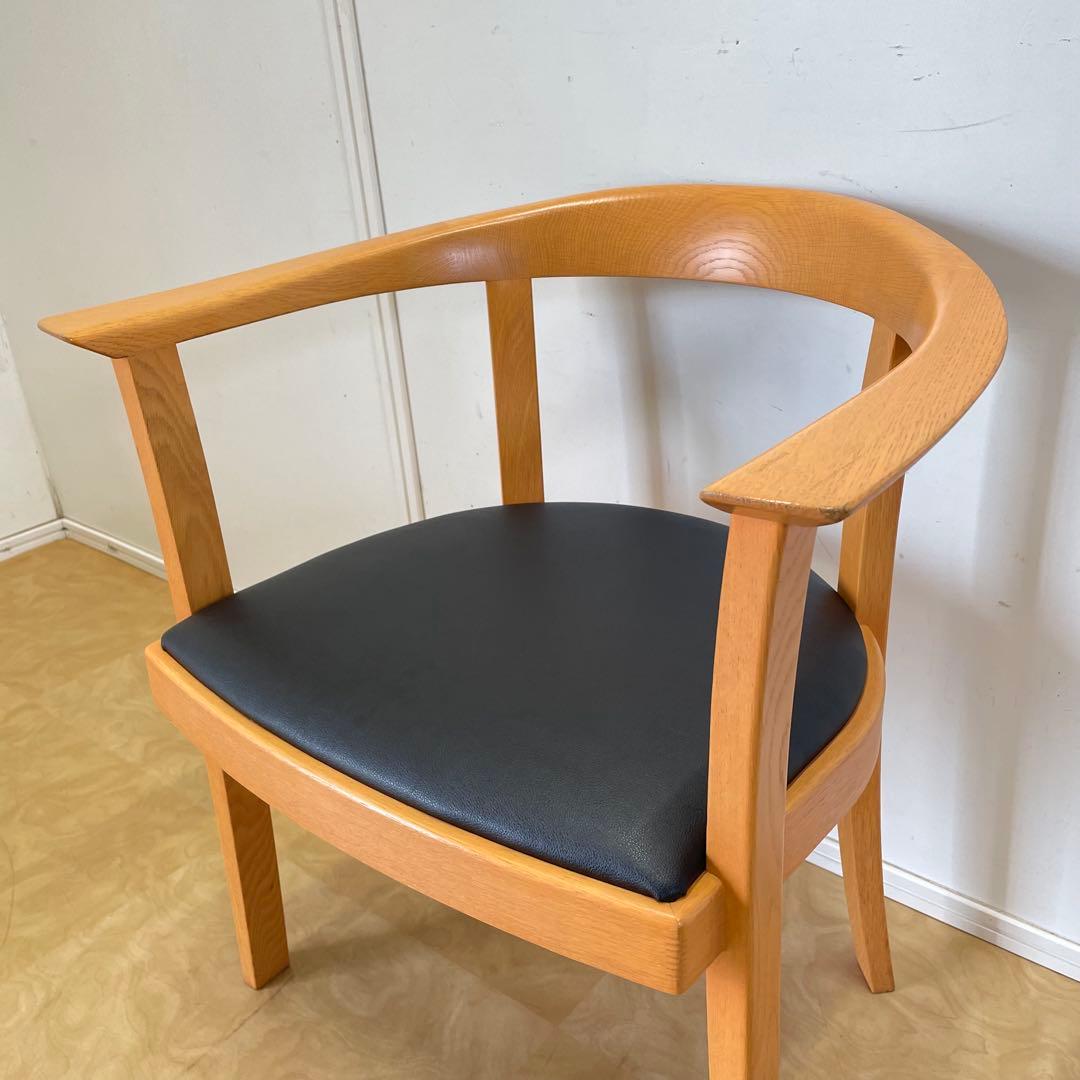 座面張替 カンディハウス アームチェア 椅子 チェア イス 北欧スタイル レザー