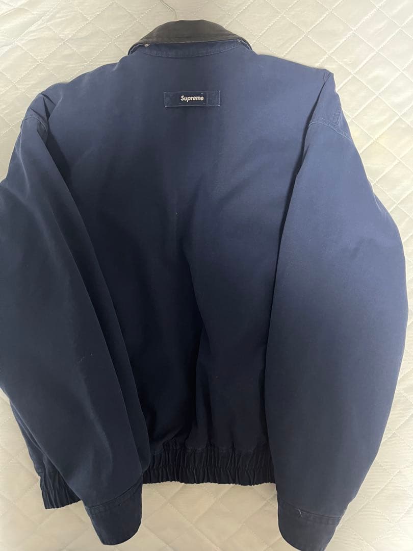 ジャケット・アウター Supreme leather collar utility jacket S