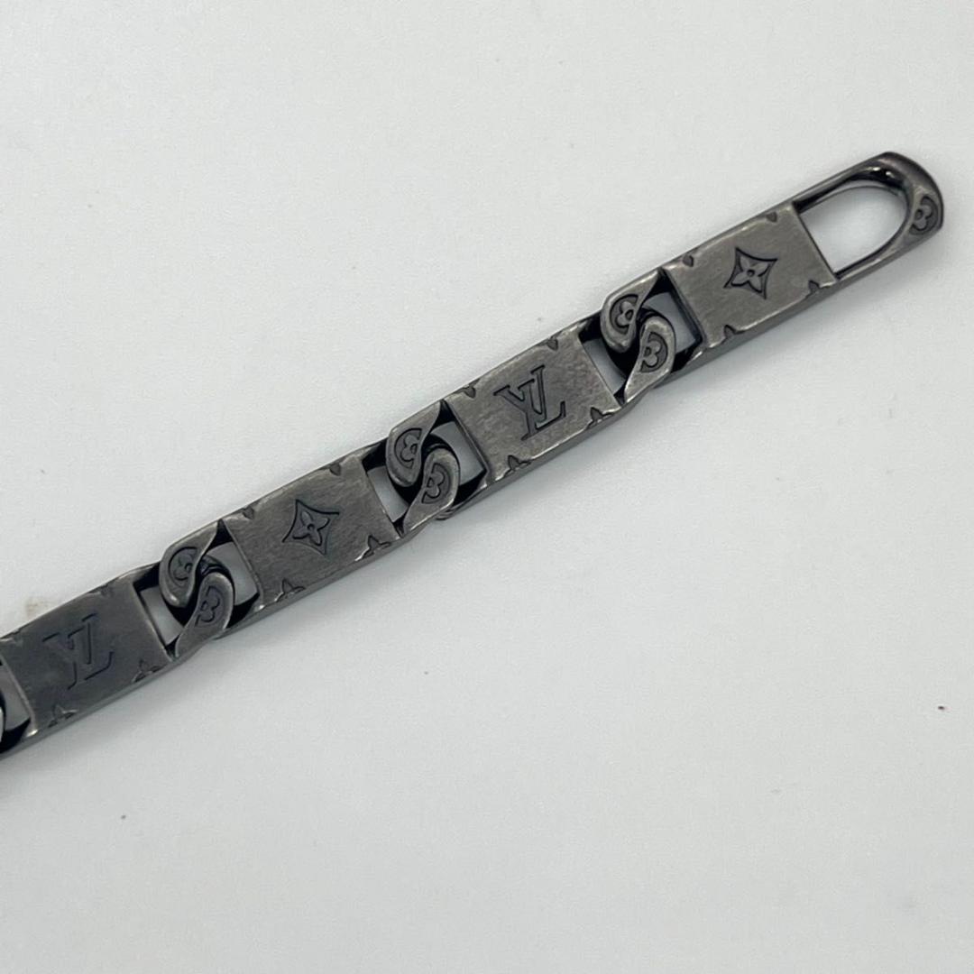 ルイヴィトン タイドアップ ブレスレット ブラック メタル