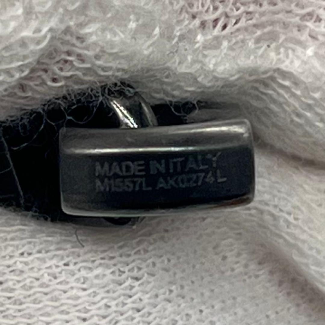 ルイヴィトン タイドアップ ブレスレット ブラック メタル