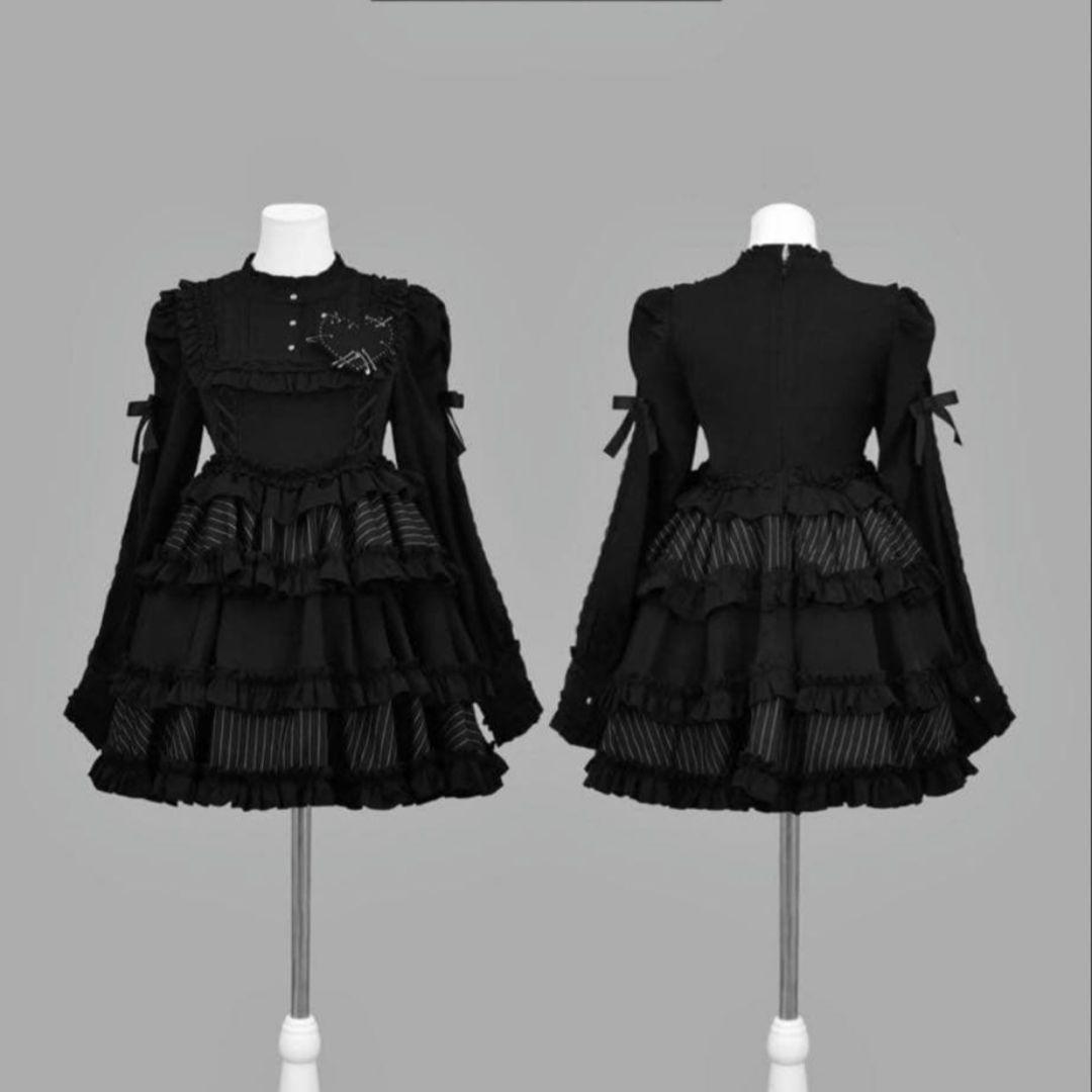 正規品 DimMoire フリルに埋もれて見る悪夢ドレスワンピース