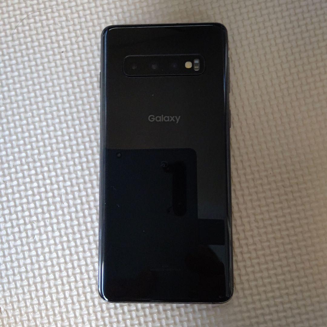 Samsung Galaxy S10 ブラック ケース付き