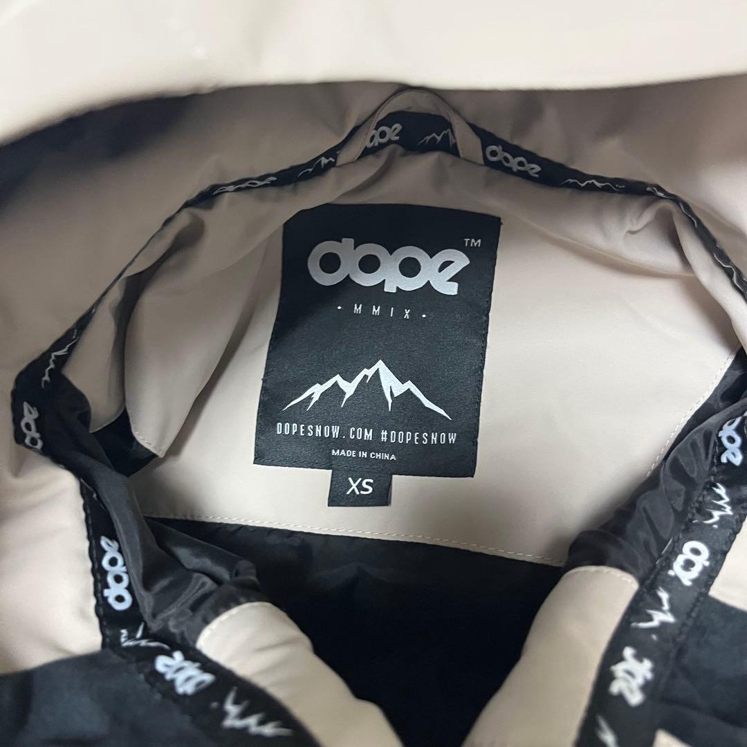 美品  ドープ スノボ スキー ウェア セットアップ ベージュ FW22