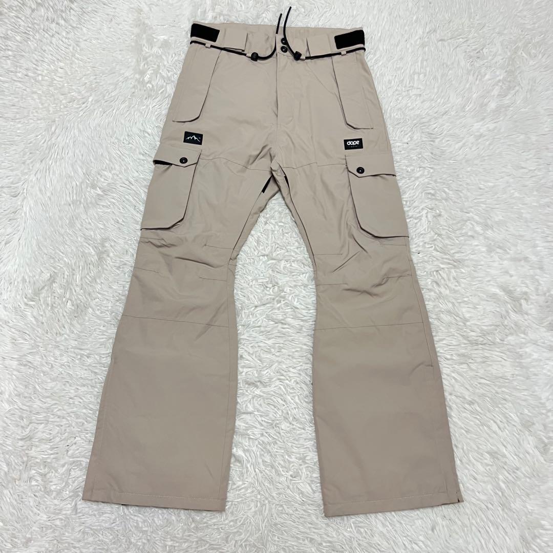 美品  ドープ スノボ スキー ウェア セットアップ ベージュ FW22