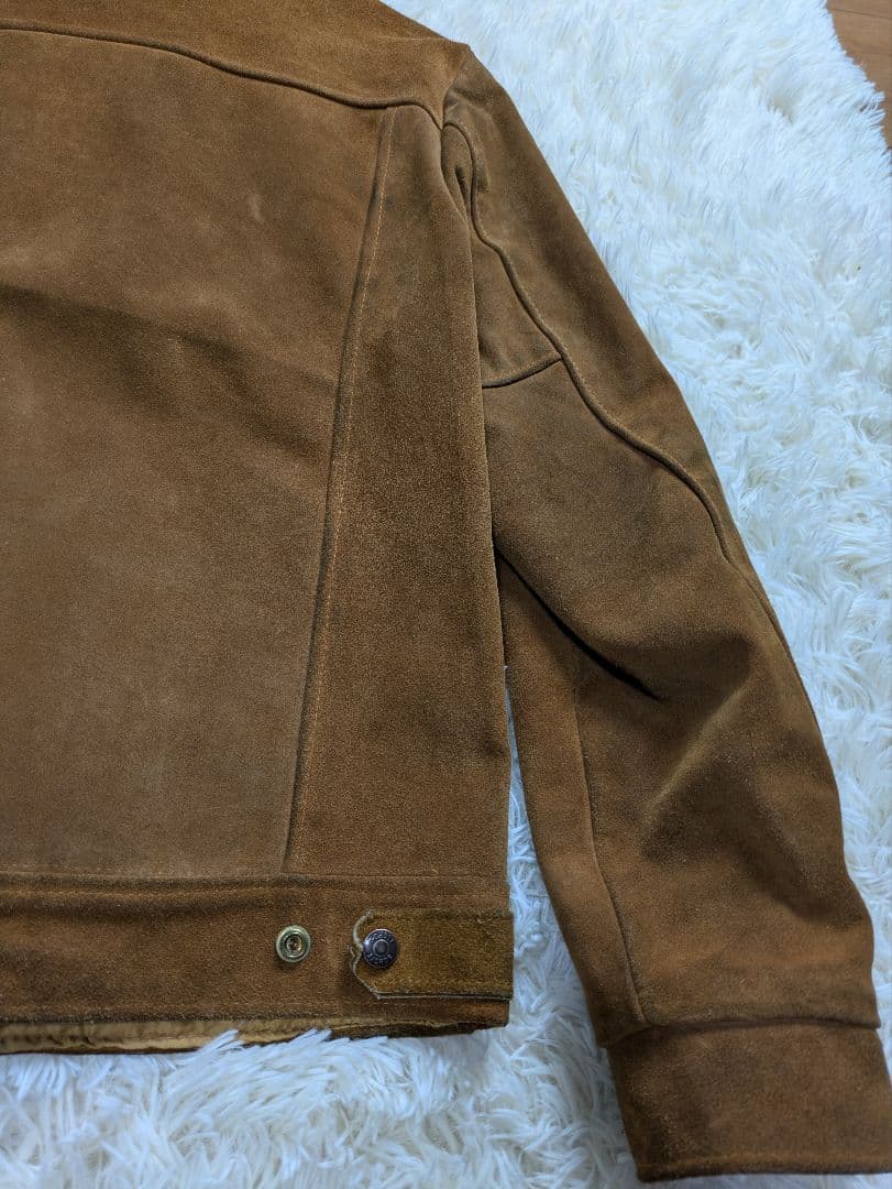 USA製 Schott　トラッカージャケット　3rd　スエード